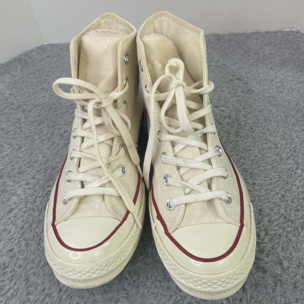 Converse Chuck 70 High Top Unisex 6M/8W Parchment Off White Canvas 162053C